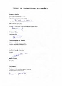Multaqa 2011 - Firmas Conclusiones